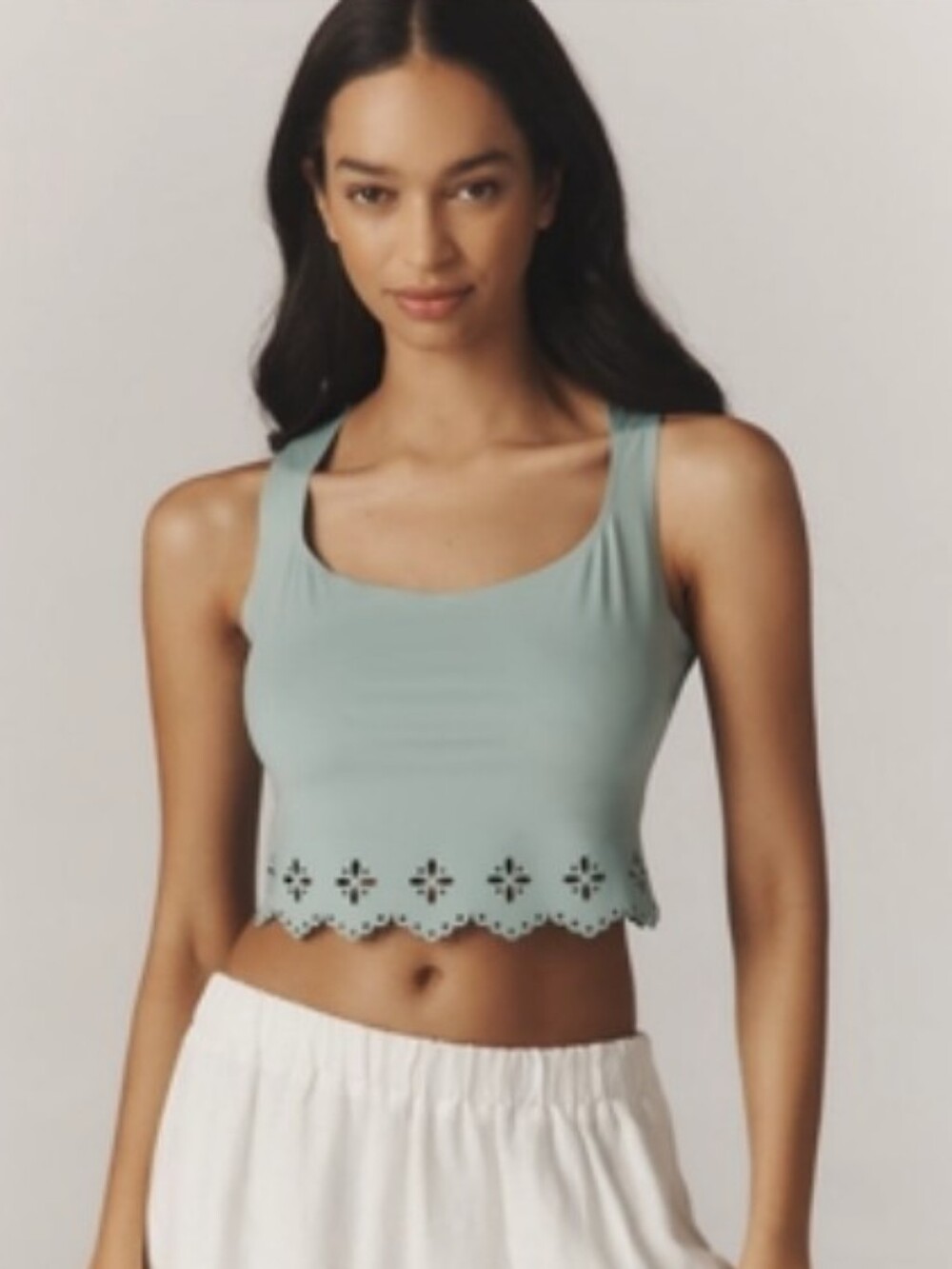 NWT Anthropologie Seamless Laser-Cut Tank Top